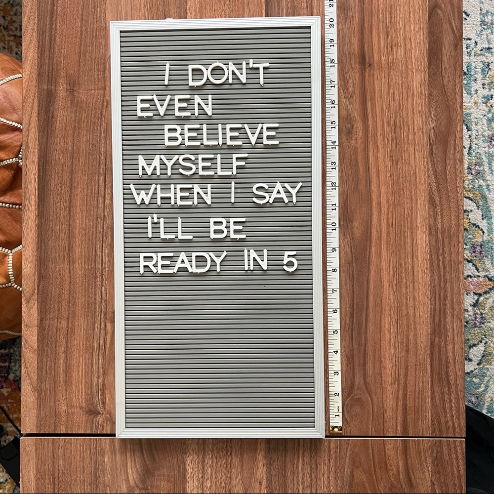 Letter board